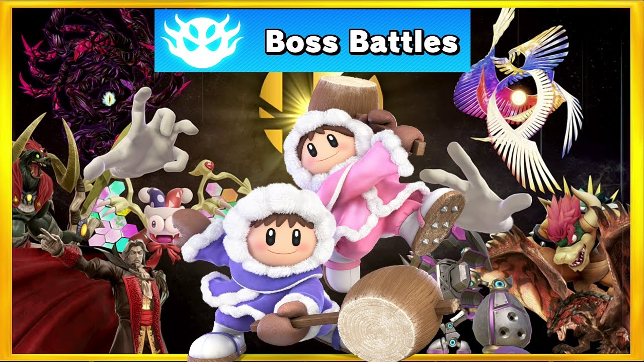 Super Smash Bros. Ultimate - Boss Battles with Ice Climbers