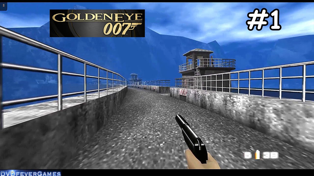 Goldeneye 007 - Gameplay #01 Dam - 2023 Xbox Game Pass Cloud Gaming (PC, 1080p 60fps)