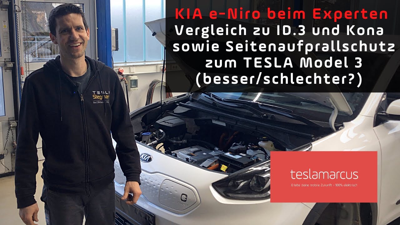 KIA e-Niro im Vergleich zu ID.3 und Kona - TESLA Model 3: Überraschung beim Seitenaufprallschutz