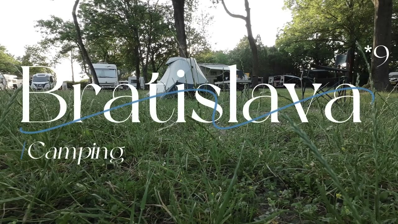 Camping Bratislava – Zlaté Piesky Lake june 2025 short tour