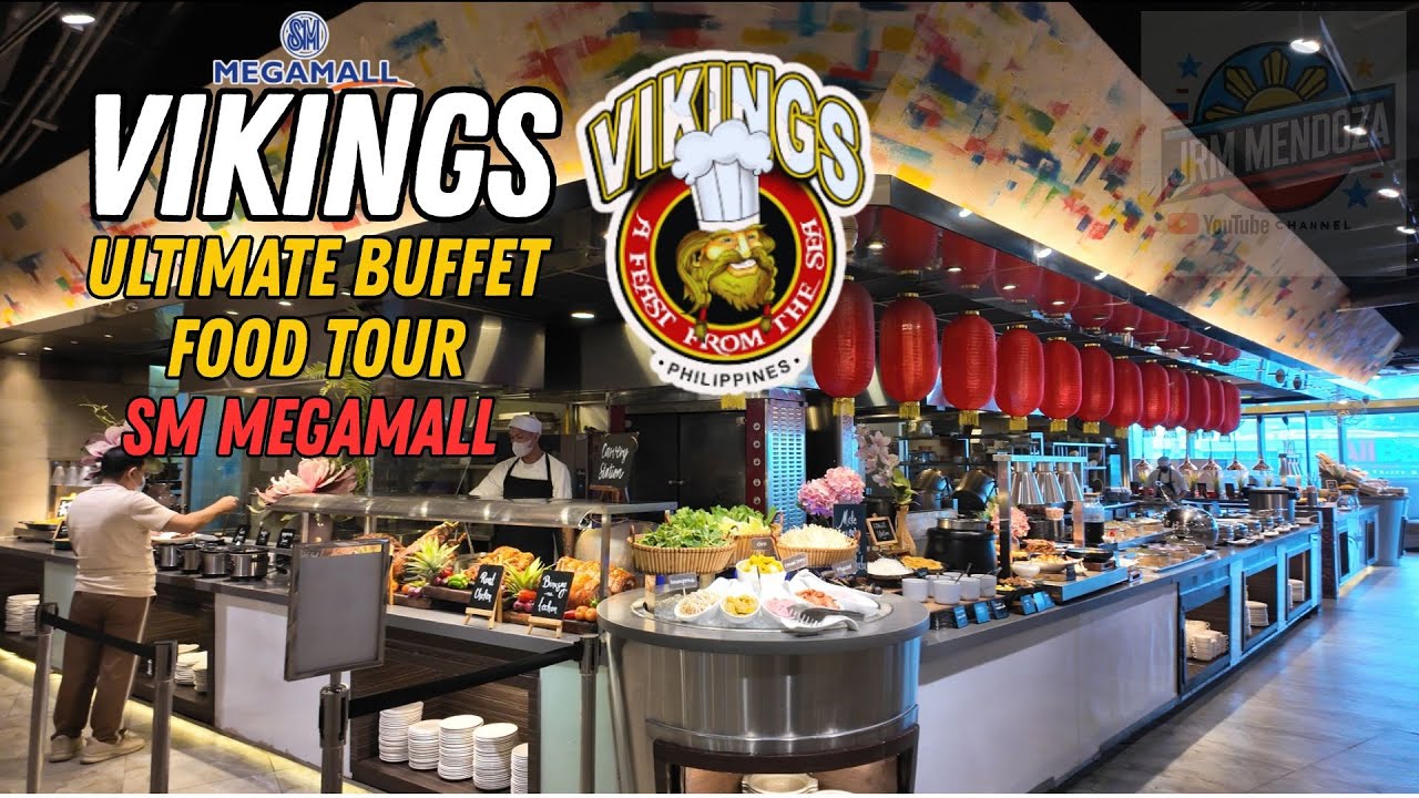 [4K] VIKINGS BUFFET FOOD TOUR AT SM MEGAMALL | Ultimate All-You-Can-Eat Experience!
