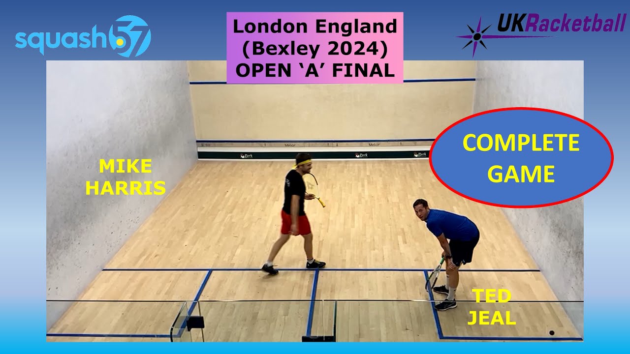 London Regional (2024) OPEN 'A' FINAL: TED JEAL v MIKE HARRIS (Squash57)