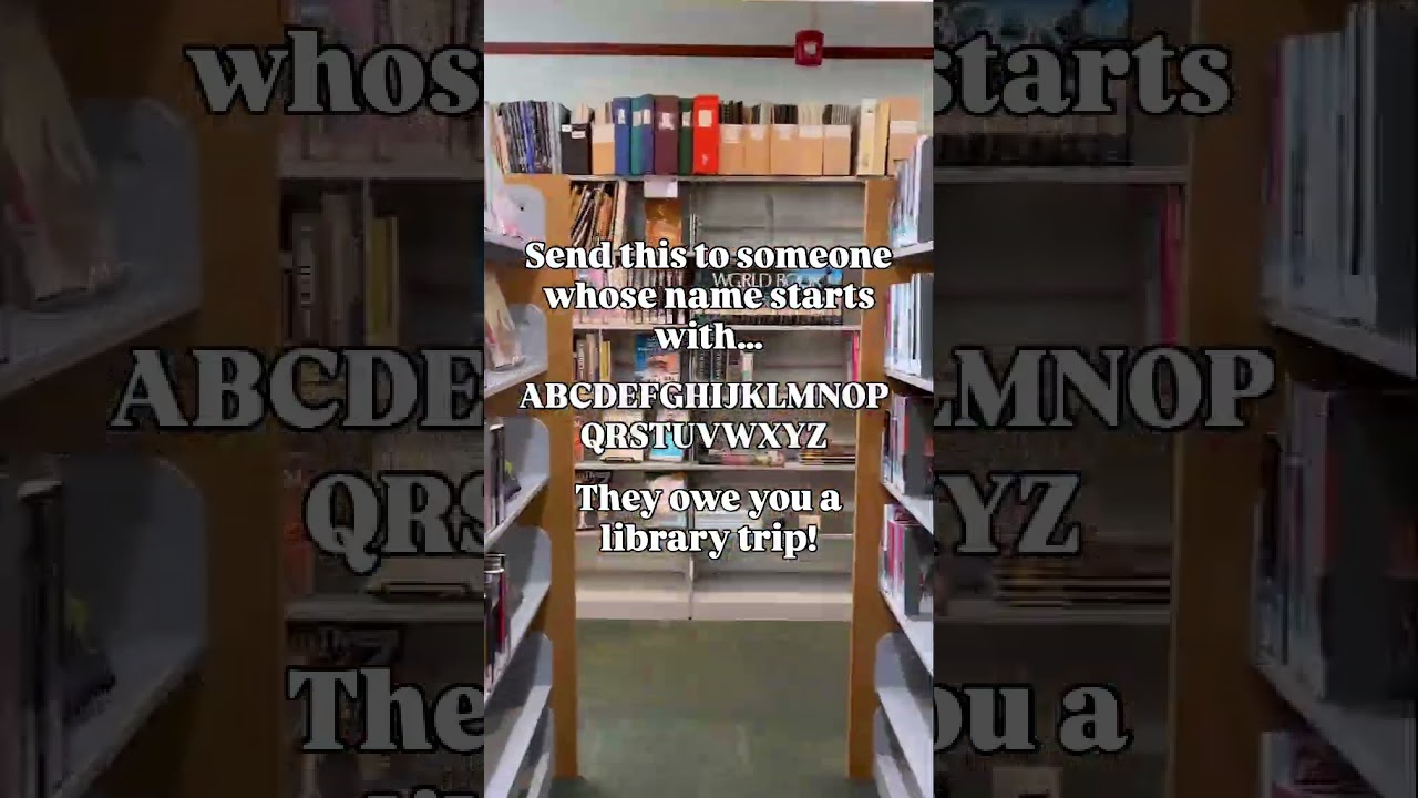 Do you have a library trip in your future?