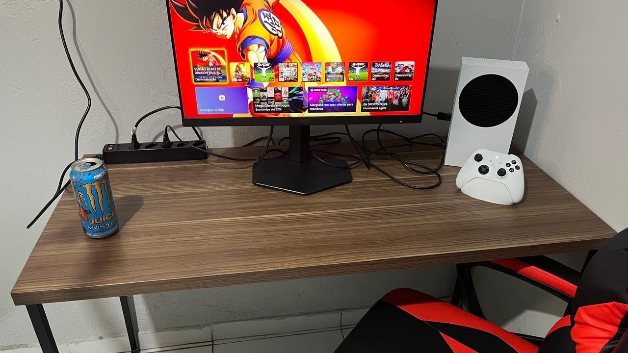 Comprei um monitor gamer da AOC 24G4/P 180Hz pro meu setup (Montando Setup)