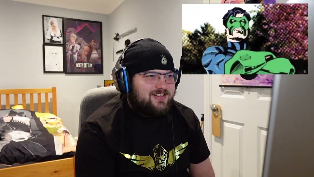 Reaction to Death Battle Simon the Digger vs Kyle Rayner