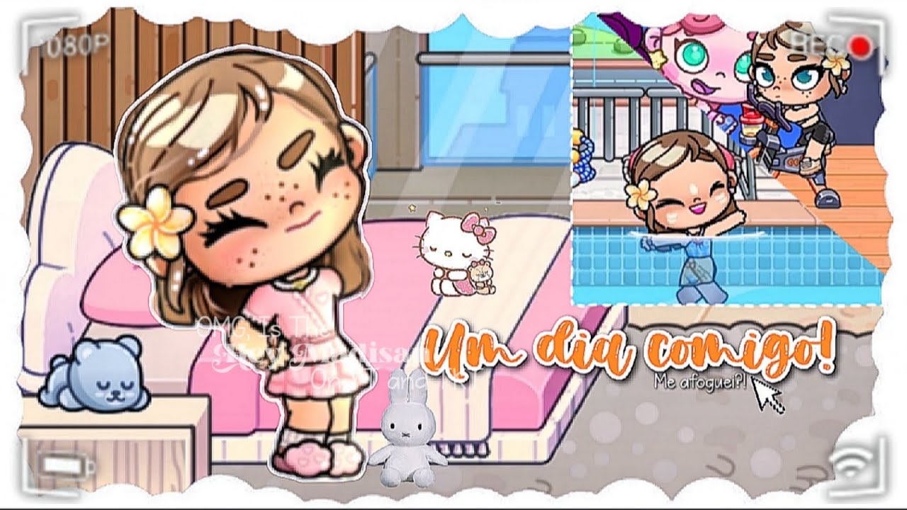 *AESTHETIC* || UM DIA COMIGO!🏋‍♀️🏊‍♀️ || *VOICED🎙* || AVATAR WORLD 