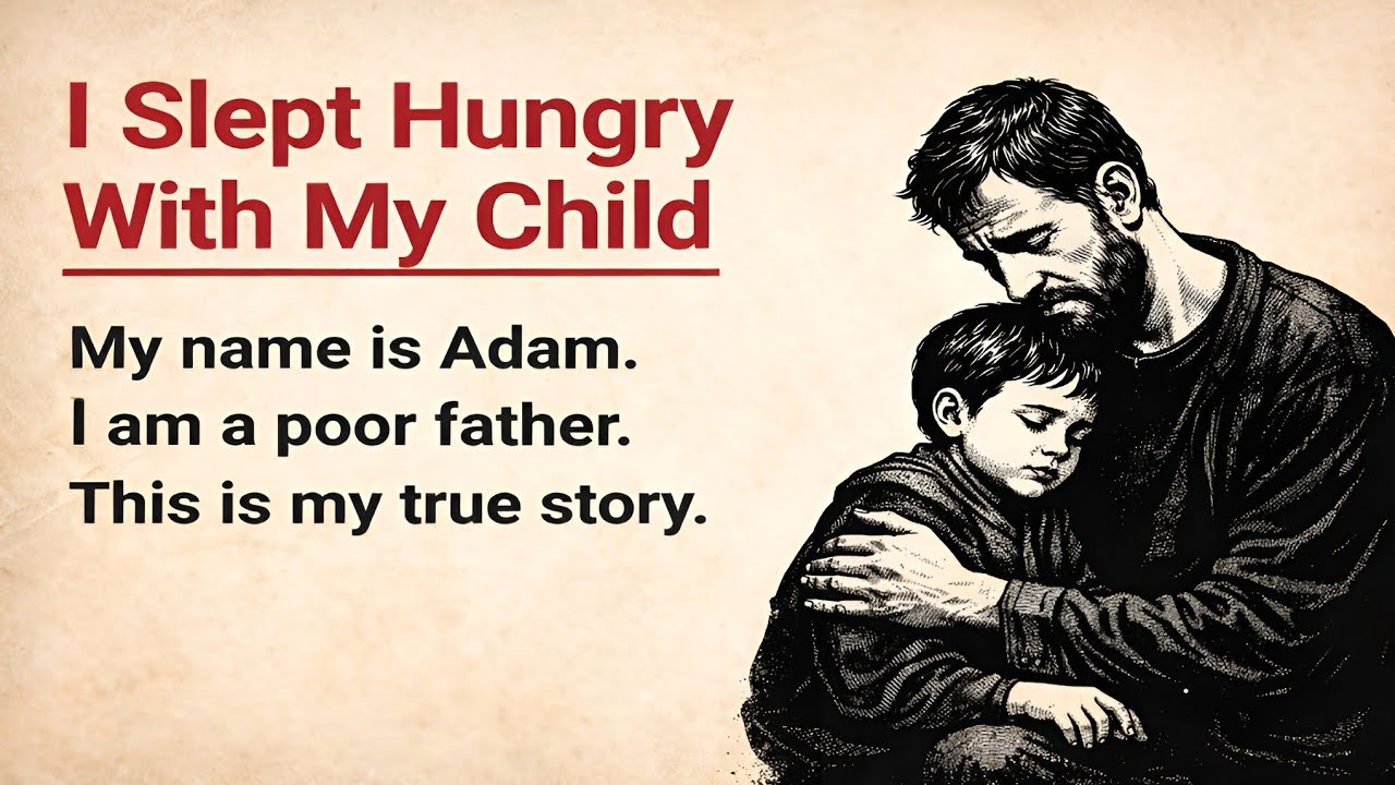 I Slept Hungry With My Child || Graded Reader || Improve Your English Fluency ✅