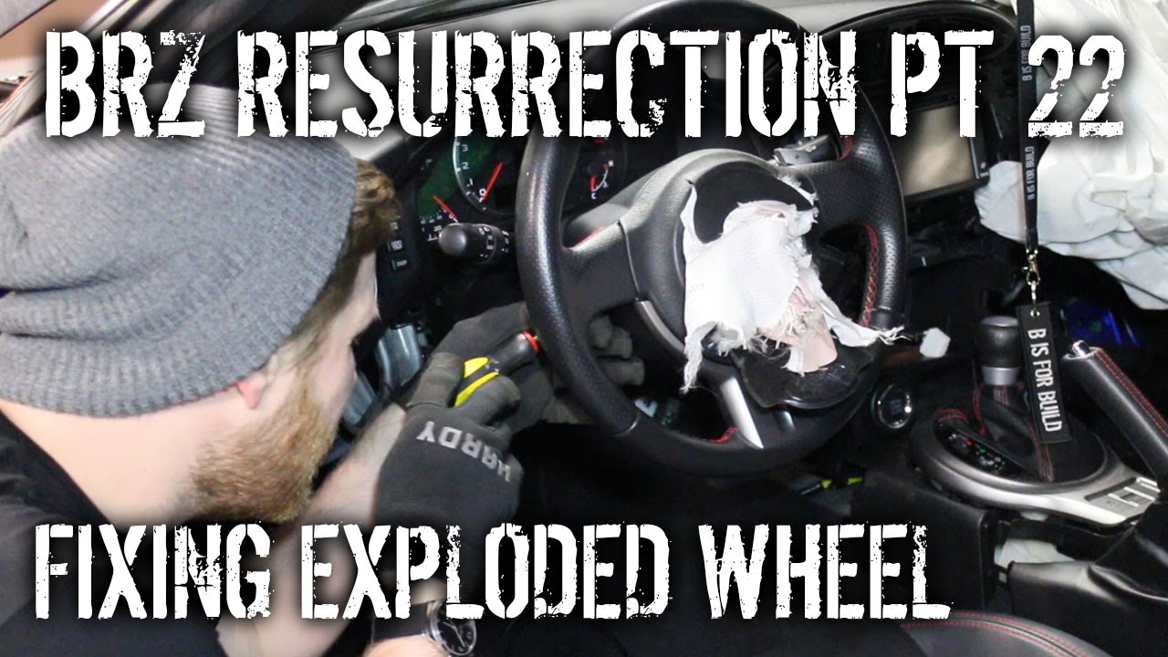BRZ Resurrection Pt 22 - How To Fix Exploded Steering Wheel