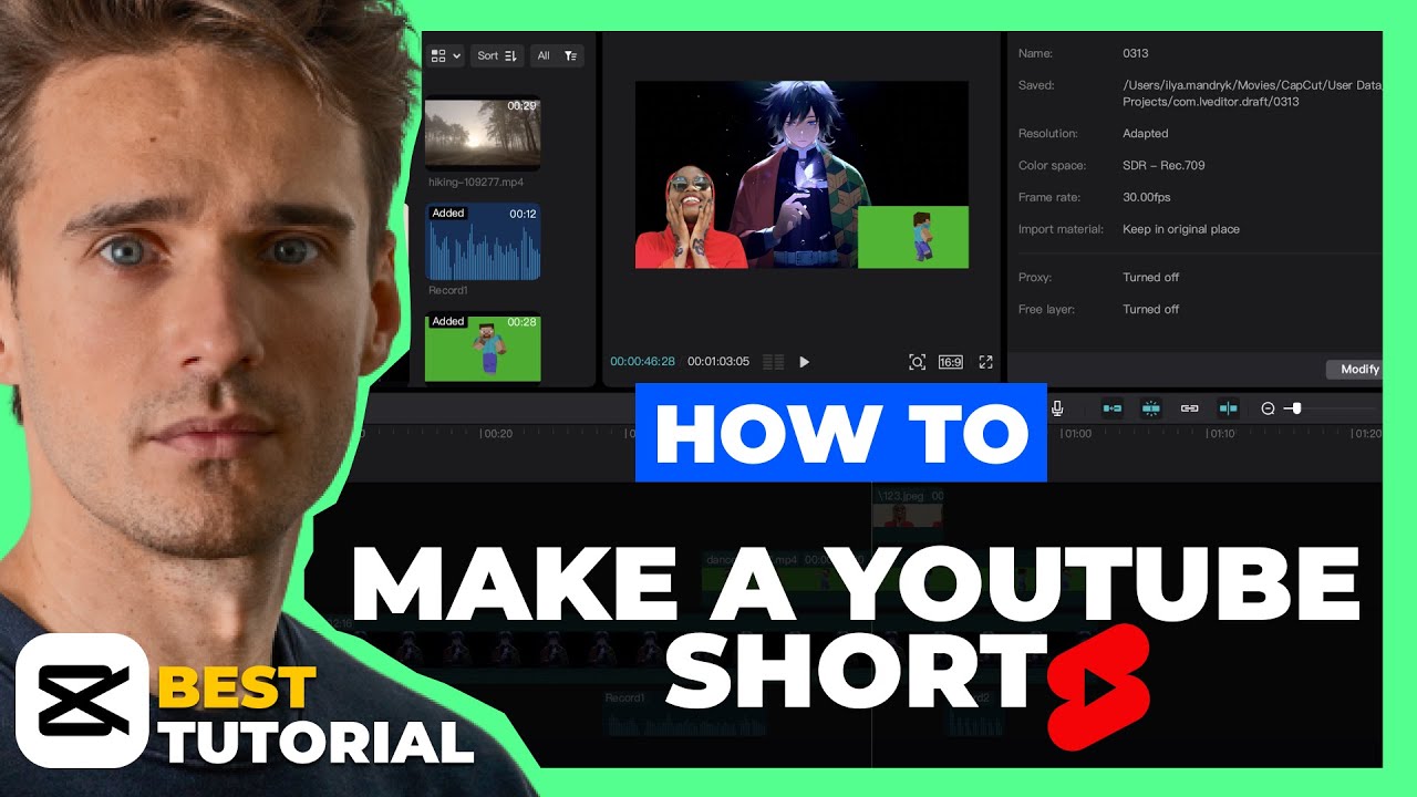 How To Make a YouTube Short on CapCut PC