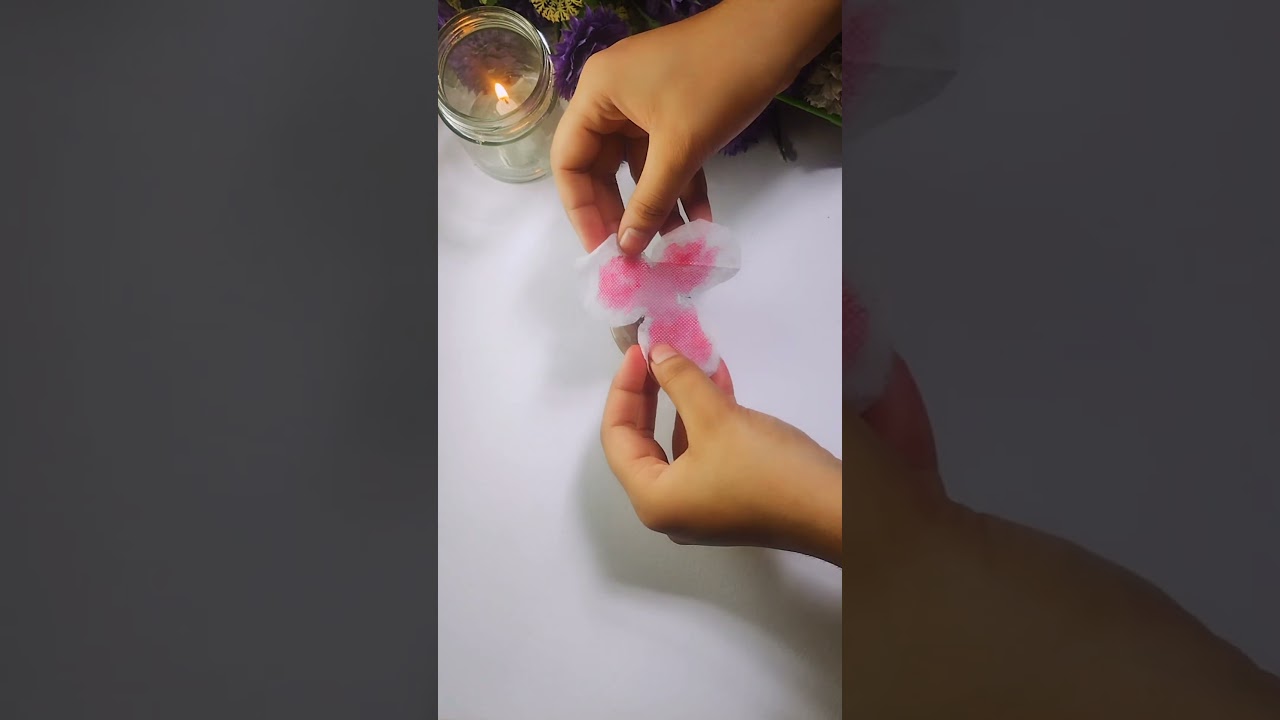 Diy orchid flower clip #diyflower #diycrafts #diyflowercraft #diyhairclips