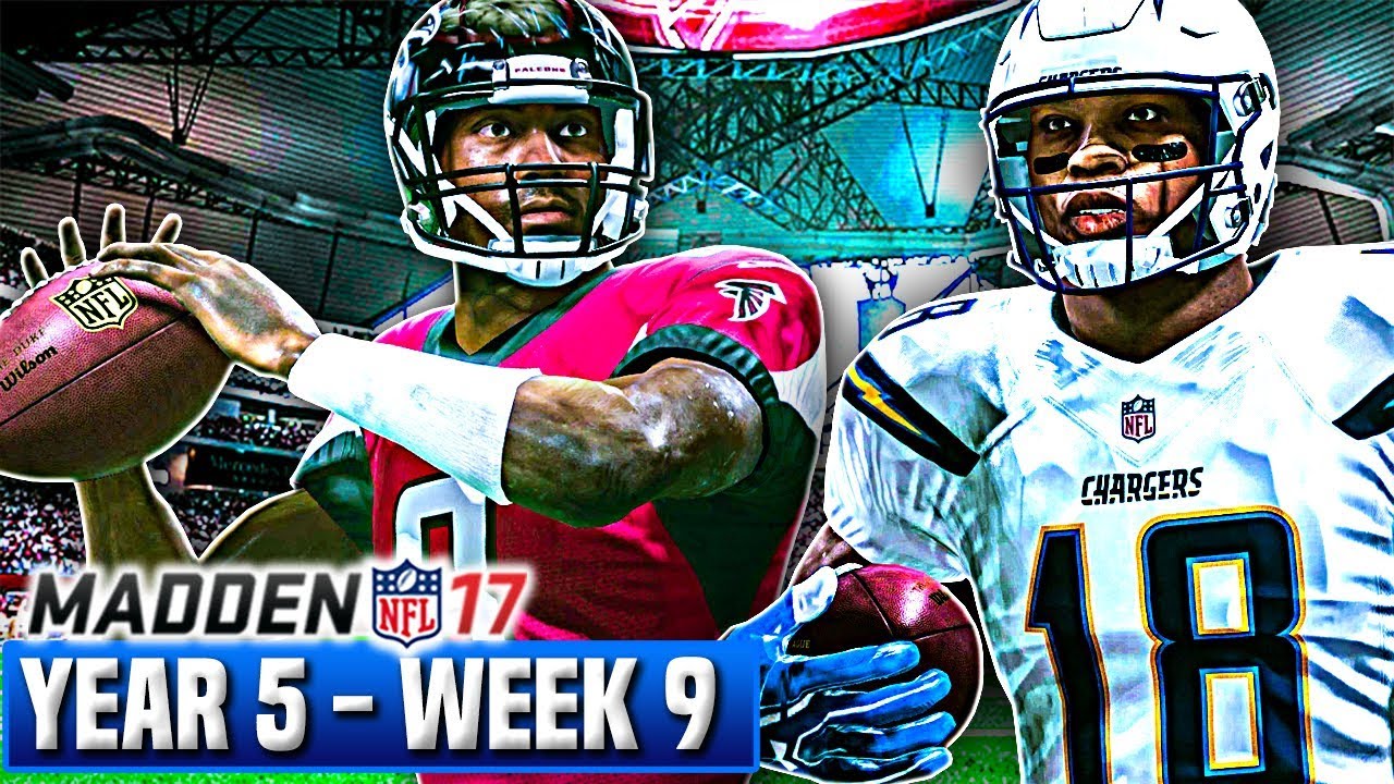 GAME OF THE YEAR - Madden 17 Chargers Franchise Year 5 - Week 9 @ Falcons | Ep.105