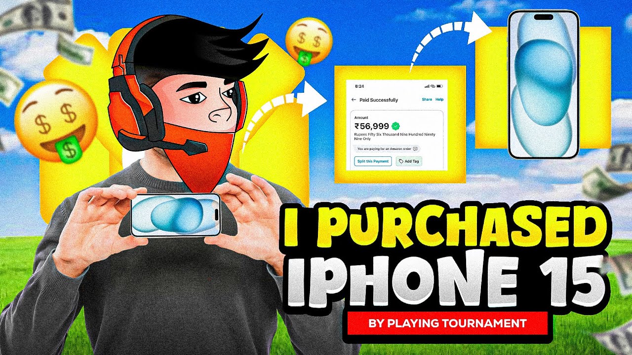 Finally I Purchased IPhone 15 📲| By Playing Free Fire Tournament ☠️| Unboxing 😍 | Shreyash!op