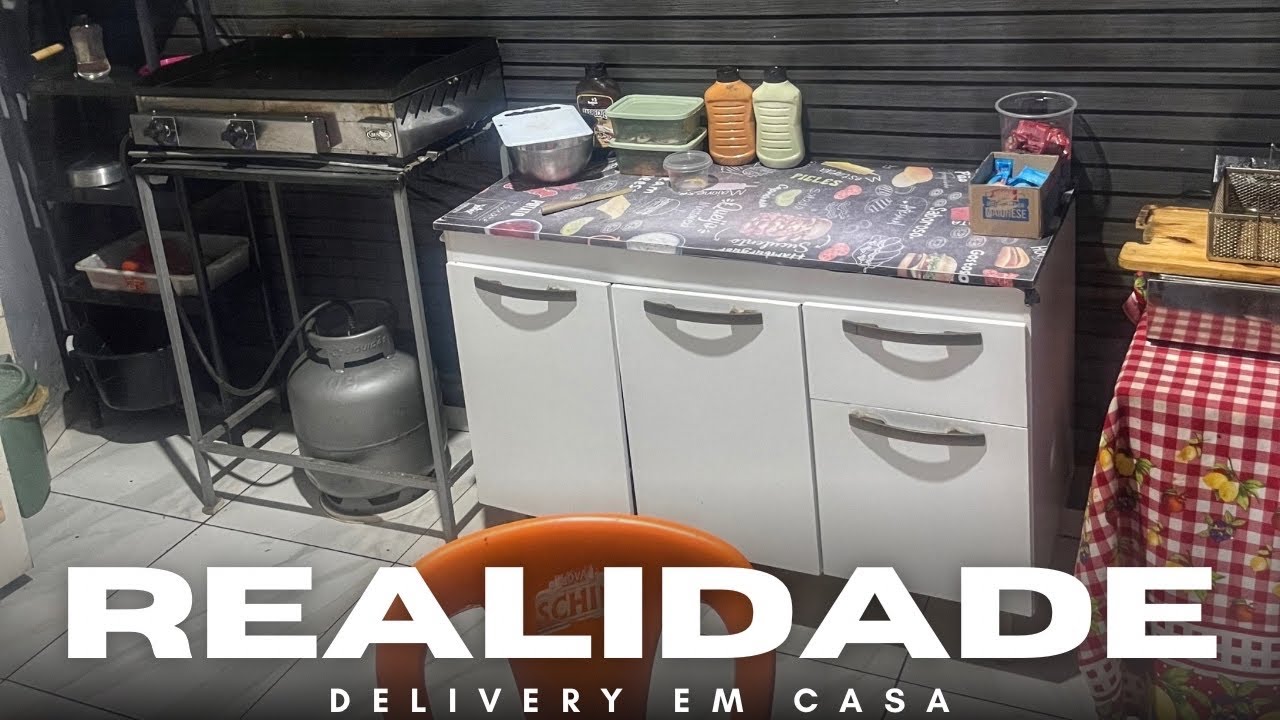 Realidade de uma hamburgueria delivery em casa