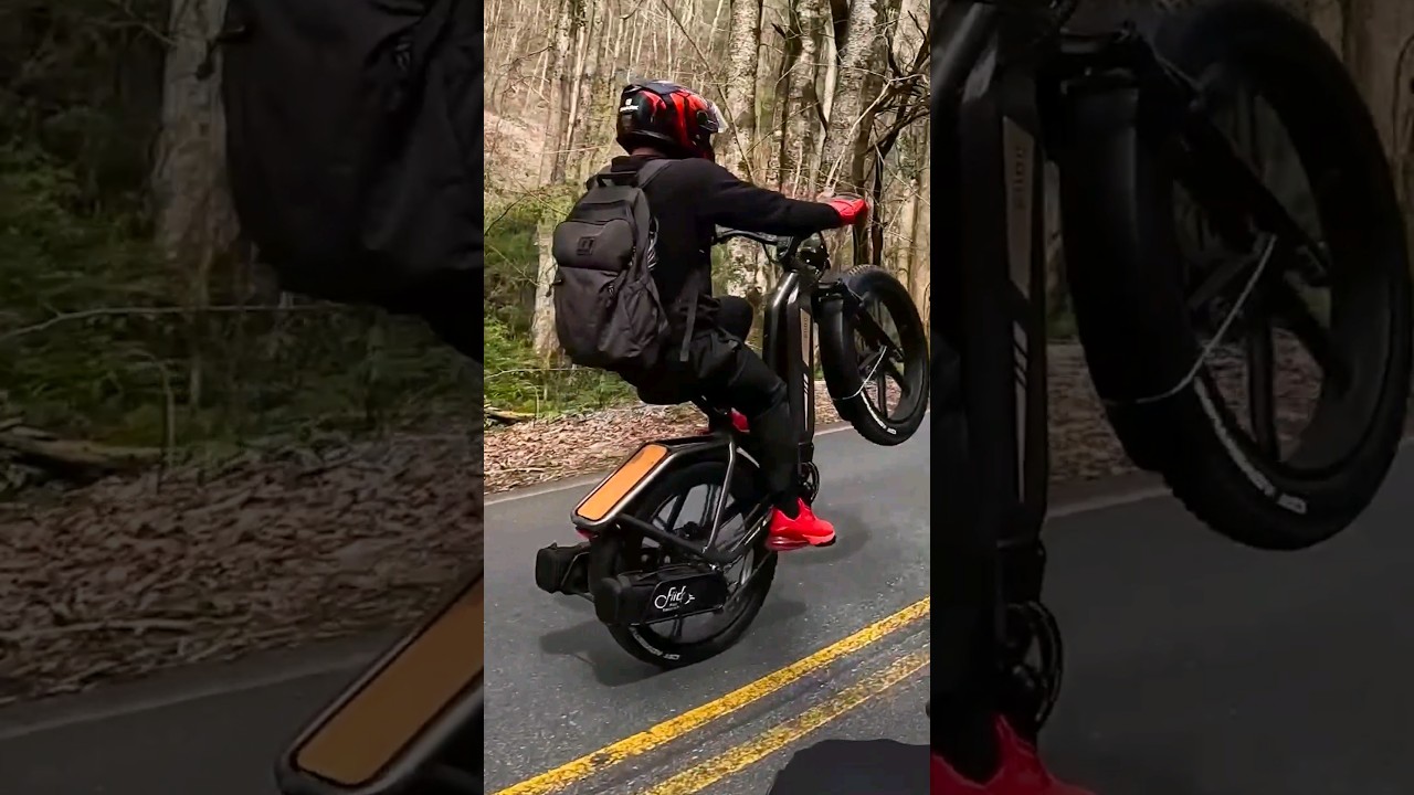 This E-Bike is a Wheelie Monster. #fiido #fiidotitan #ebike