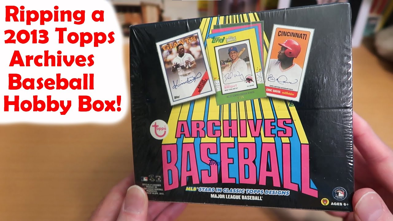 2013 Topps Archives Baseball Hobby Box Rip!