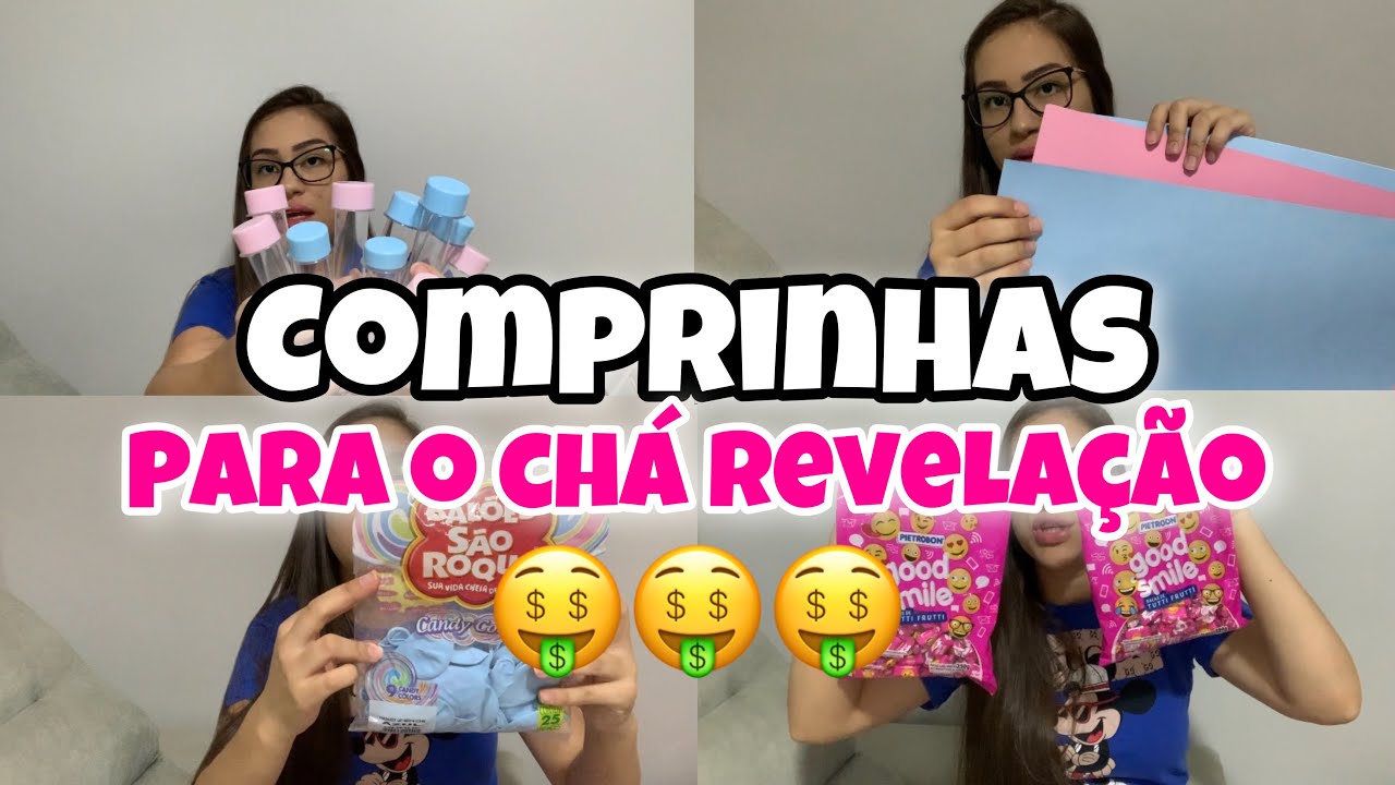 COMPRINHAS PARA O CHÁ REVELAÇÃO 💗💙