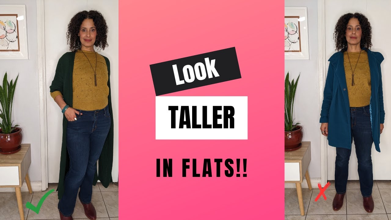 5 Ways to Look Taller in Flat Shoes | Petite Tips | Fashion Over 40