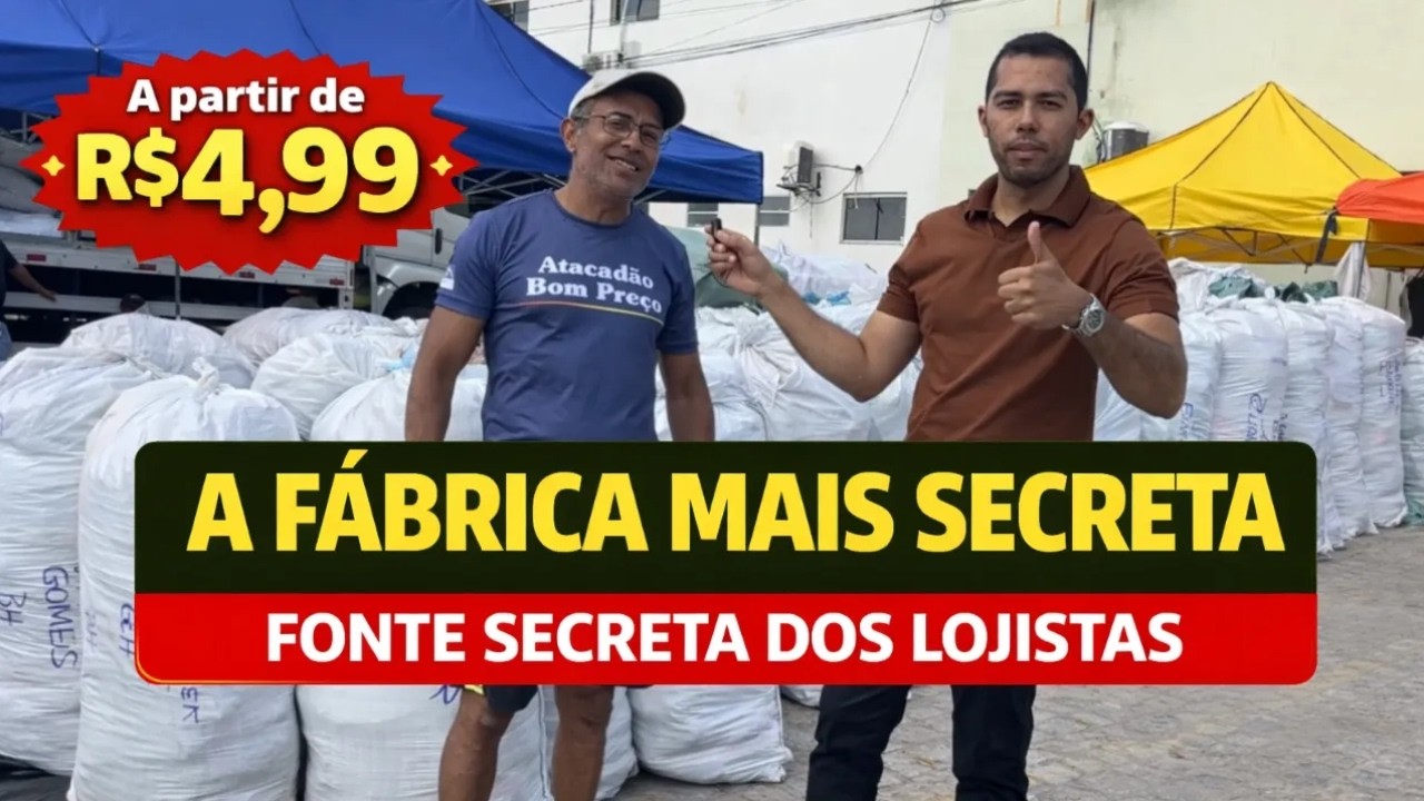 A FÁBRICA MAIS SECRETA QUE EU ACHEI | O SEGREDO DO ATACADO QUE DÁ DINHEIRO!