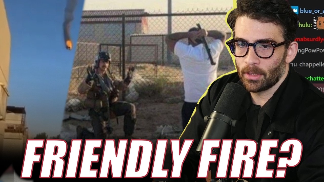 American Soldier held at stickpoint - Hasanabi reacts to 3 F15's downed over Kuwait