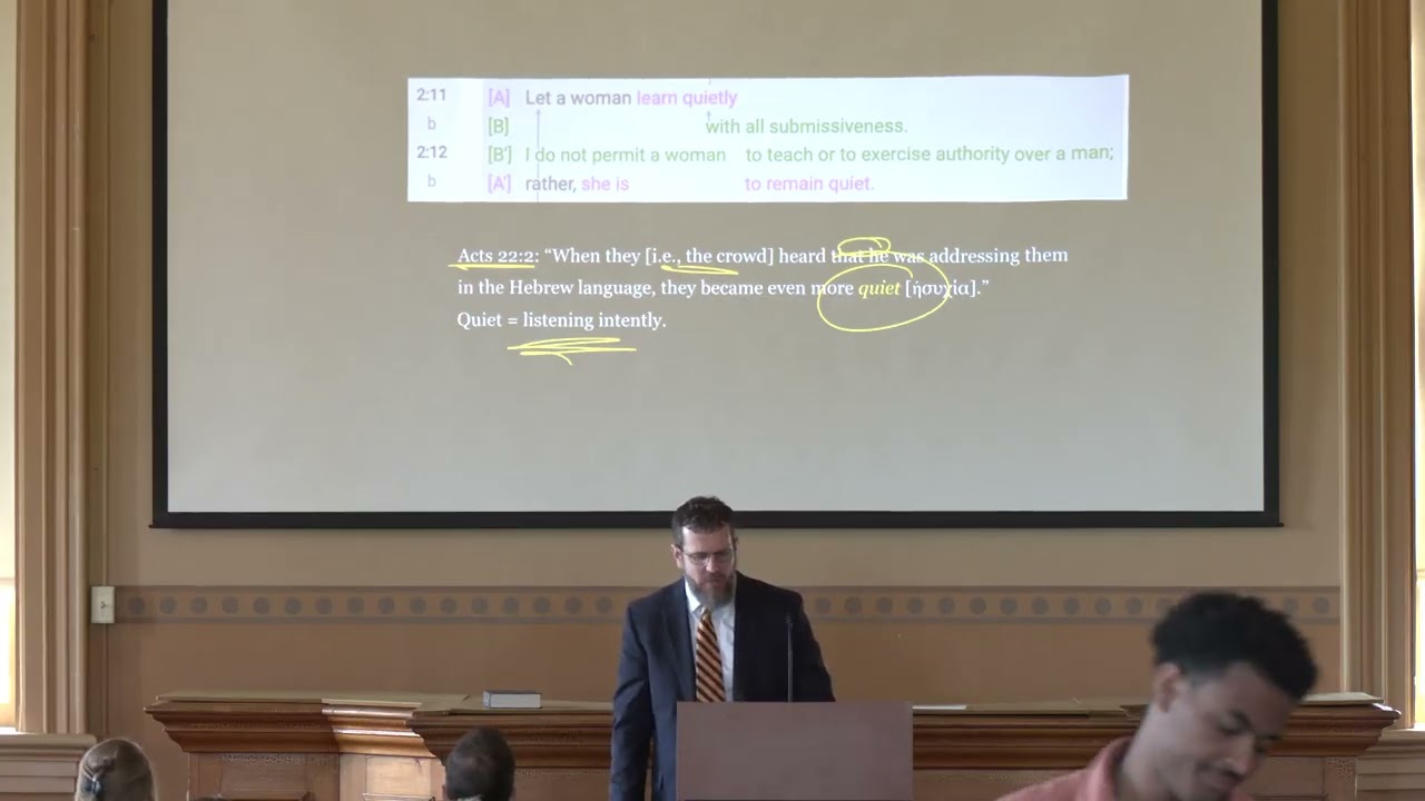 Andy Naselli - A Woman Must Learn Quietly and Submissively (1 Timothy 2:11–12)