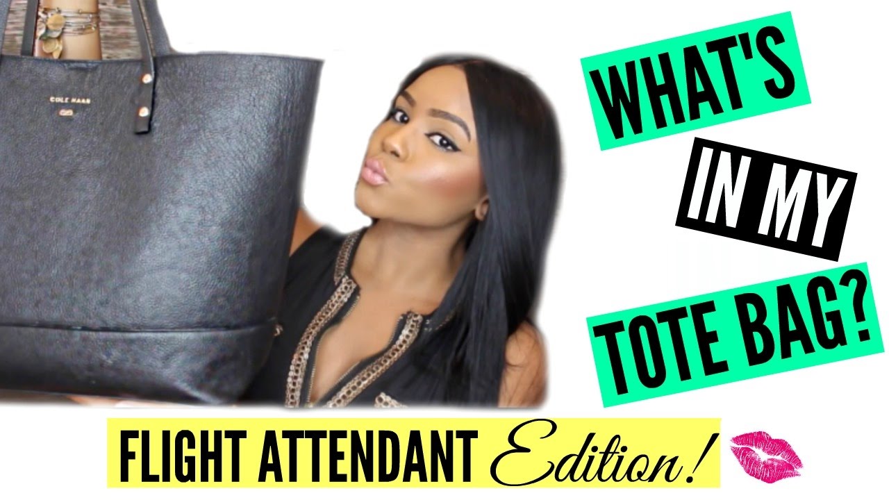 What's in my TOTE BAG? | Flight Attendant Edition