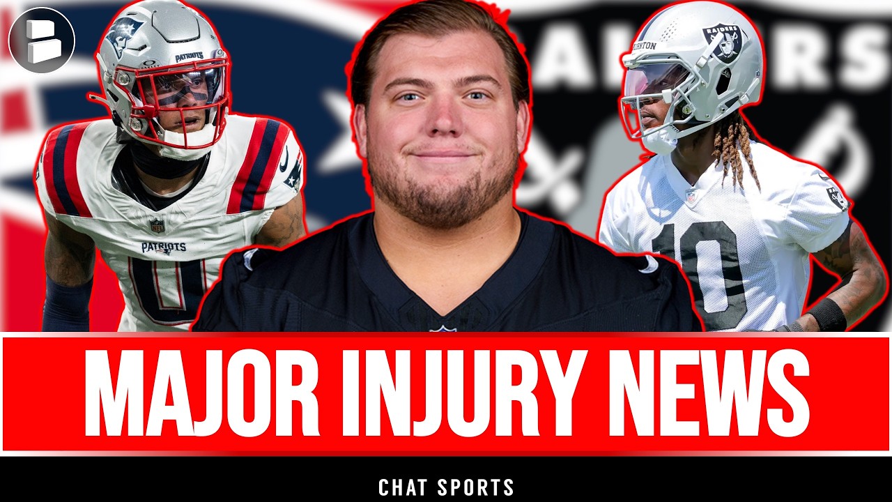 Patriots Just Got WORST NEWS POSSIBLE + Raiders Injury Updates From Practice Today