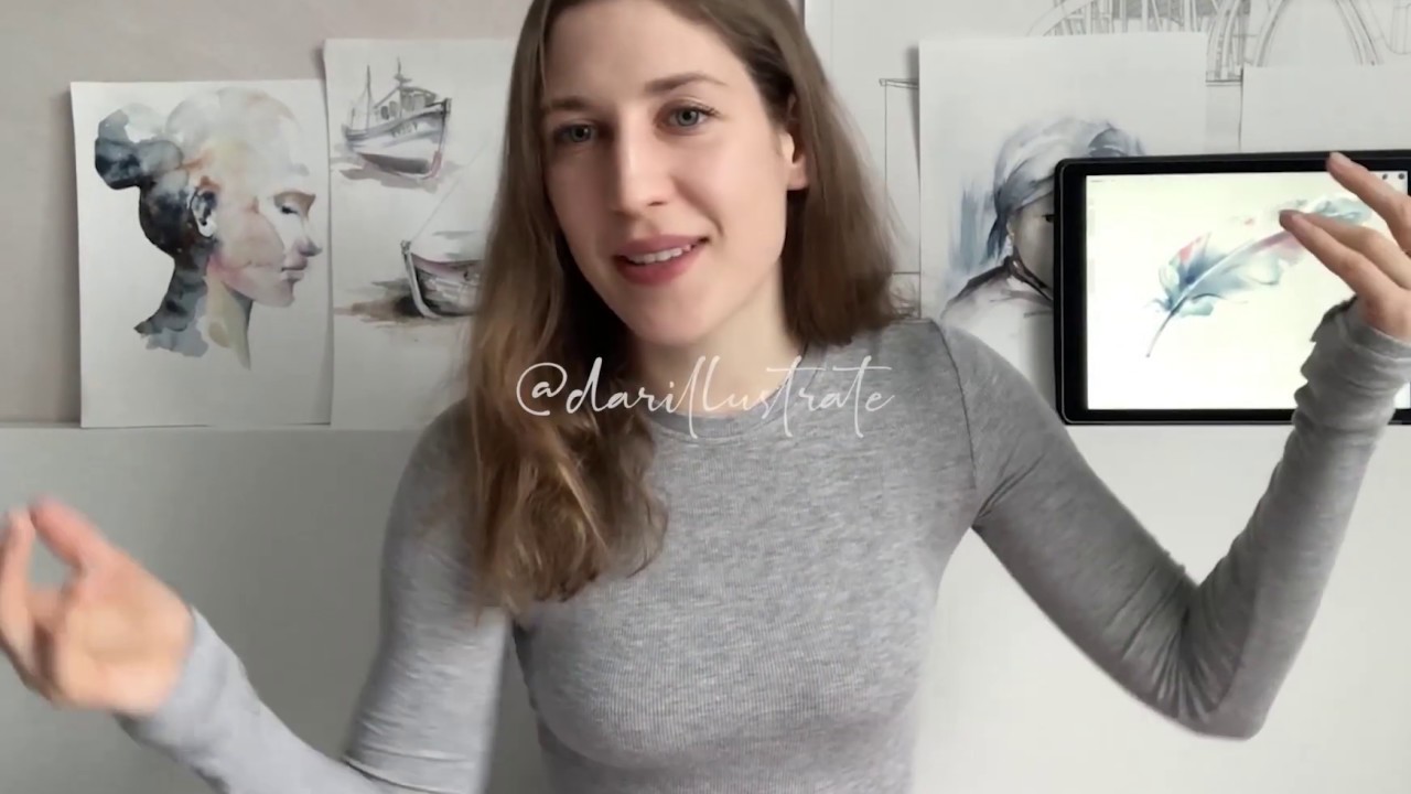 УРОК 1 Акварельные кисти для PROCREATE
