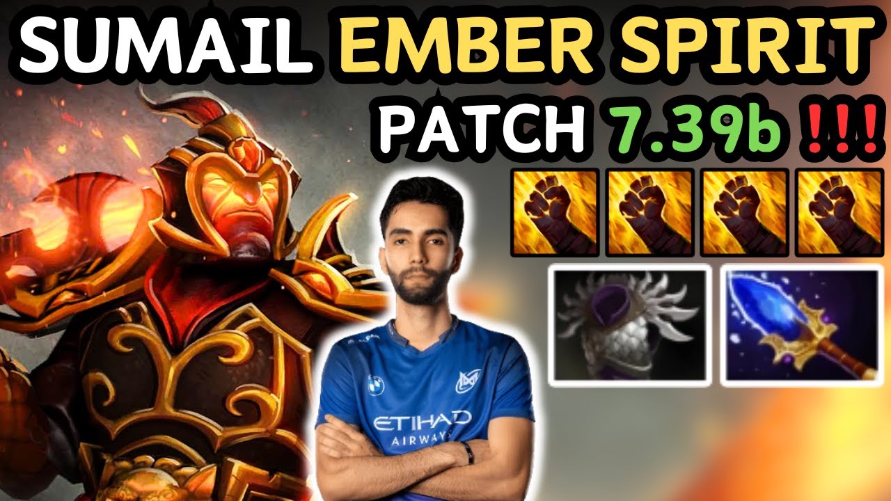 🔥 NGX.SUMAIL EMBER SPIRIT Midlane Gameplay Patch 7.39b 🔥 Sumail - Dota 2