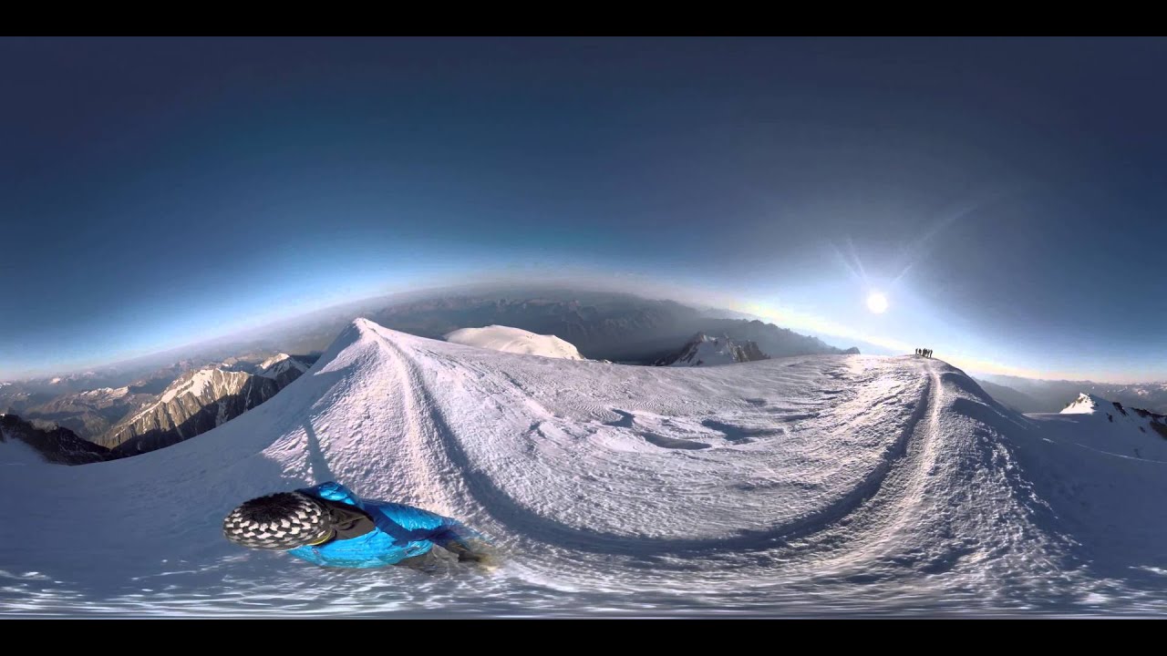Mont Blanc Street View - 360 Video of the Mont Blanc Summit