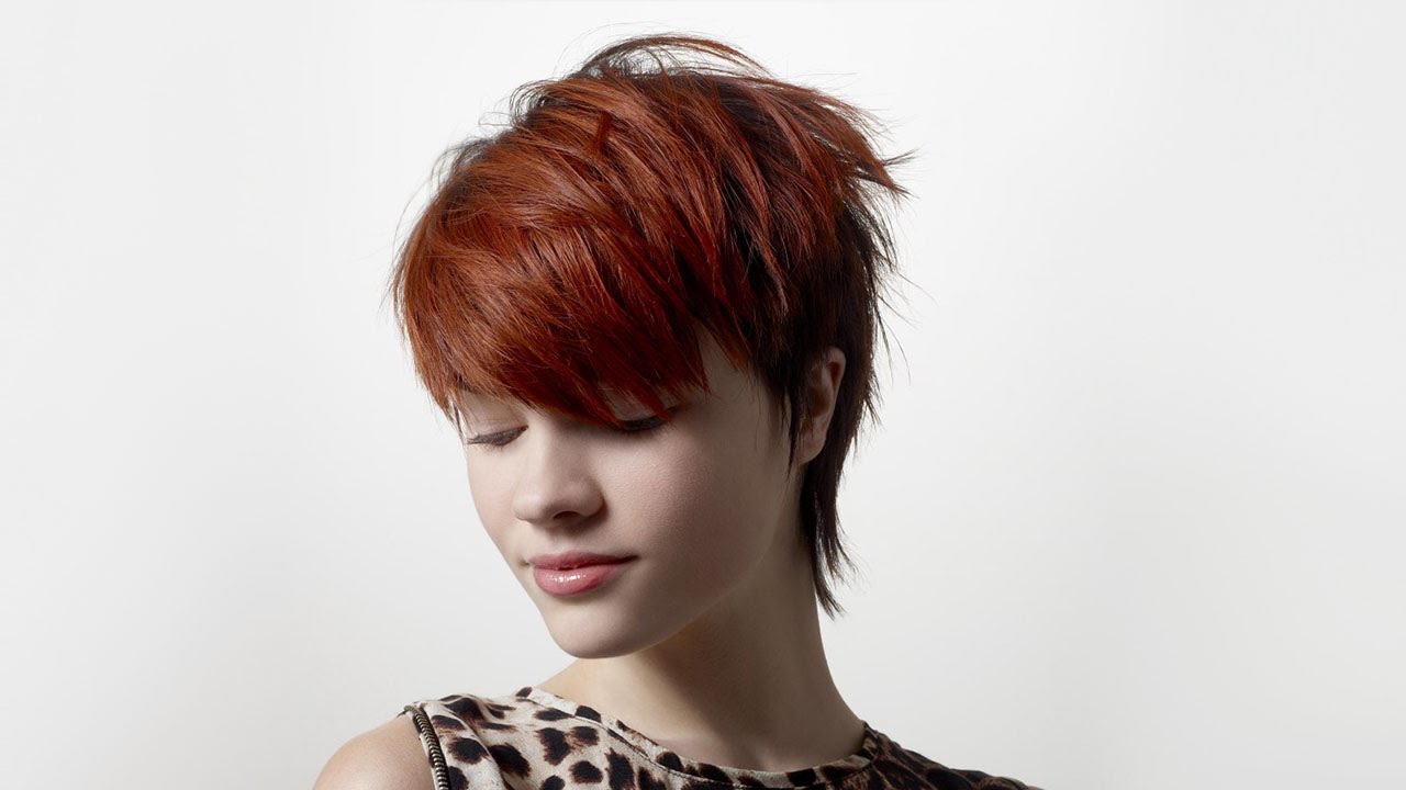 Короткая стрижка слоями с удлиненным затылком