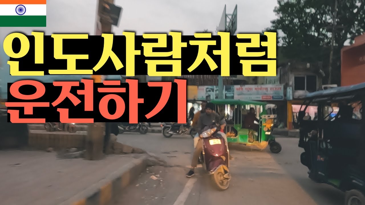 🇮🇳 인도가 왜 미친듯이 🔊경적을 울리는지는 알게 될 영상 - 인도(번외)