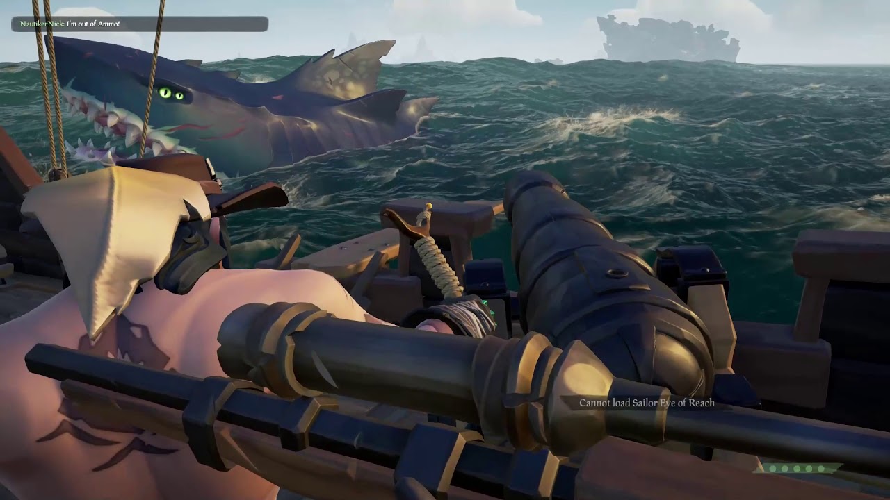 Sea of Thieves: Defeating Megalodon (Crew of 8)