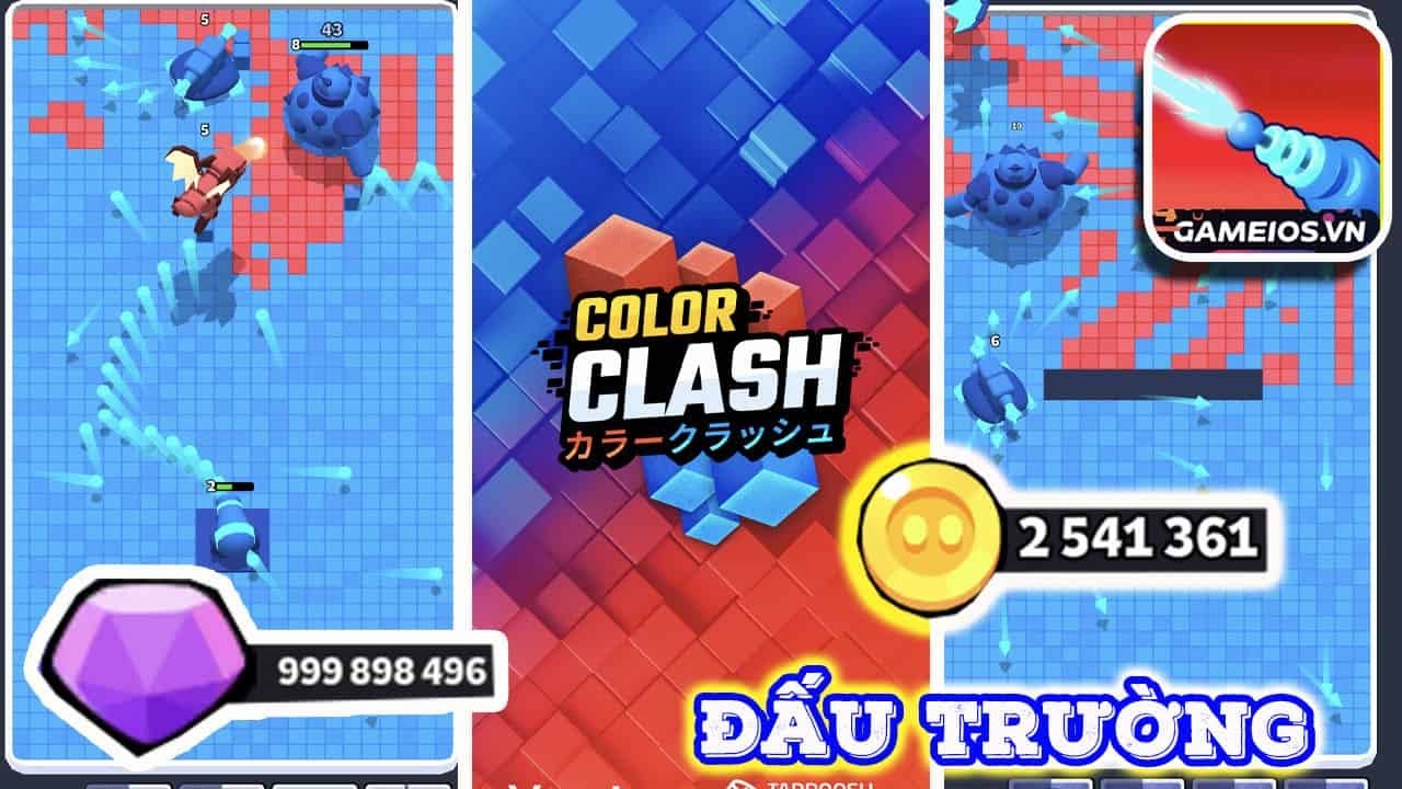 Hướng dẫn mod Color Clash full tiền