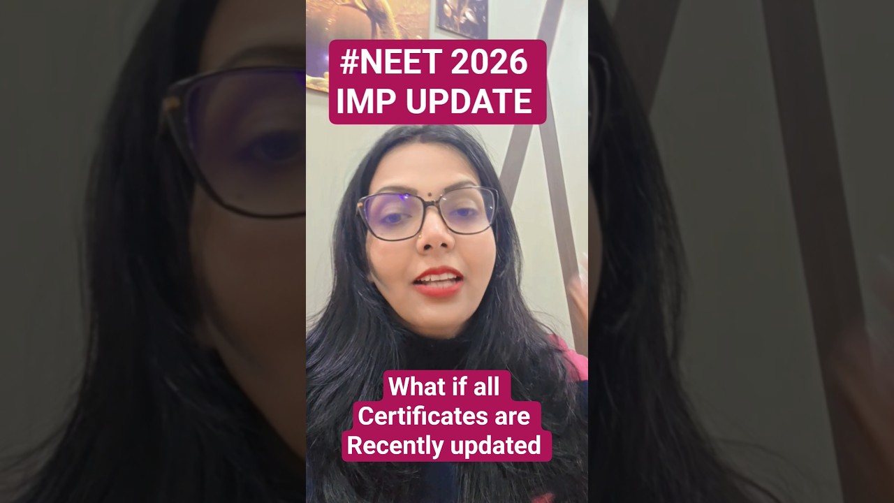 ‼️Важное обновление от NTA для абитуриентов NEET 2026 