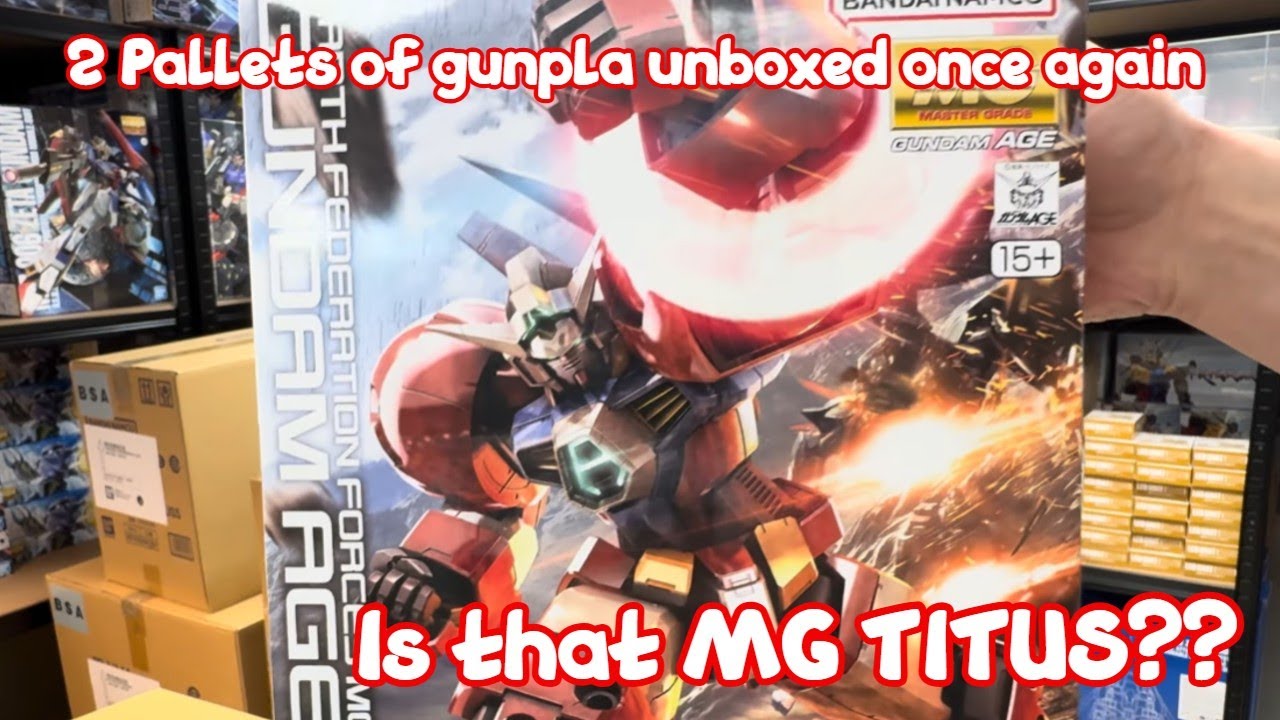 From brute force to pure elegance – new Gunpla kits have arrived - 2 Pallets
