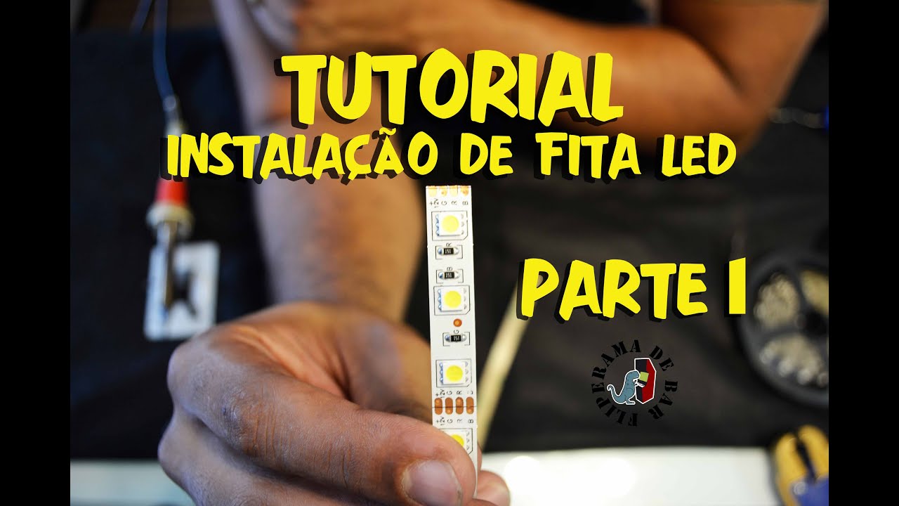 TUTORIAL: Instalação/Soldagem de Fita Led na Marquee de um Arcade #1ª Parte