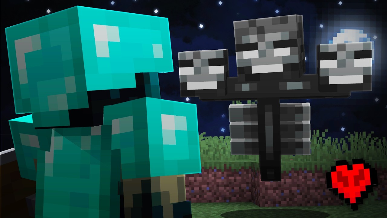 I Beat the Wither Without Dealing Damage in Hardcore Minecraft
