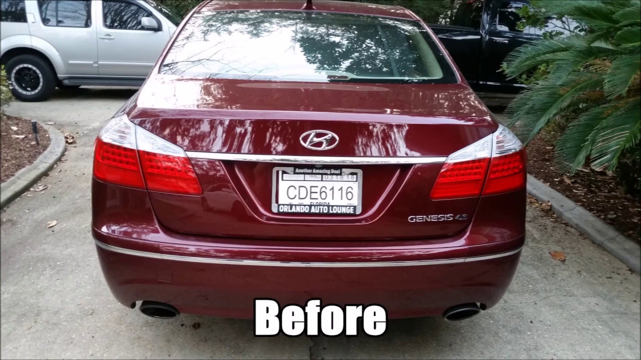 HOW TO DEBADGE Your Trunk Emblem (2011 Hyundai Genesis 4.6, Part 2)