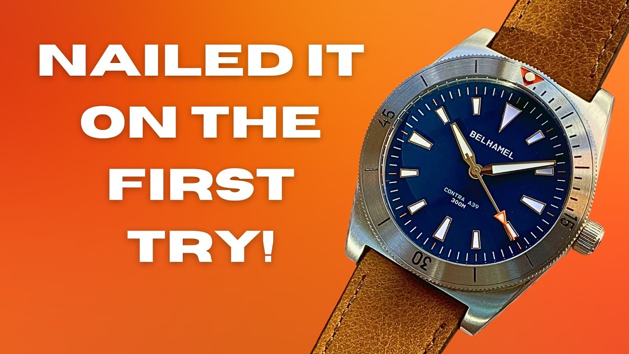 Impressive microbrand debut! | Belhamel Contra A39 Review