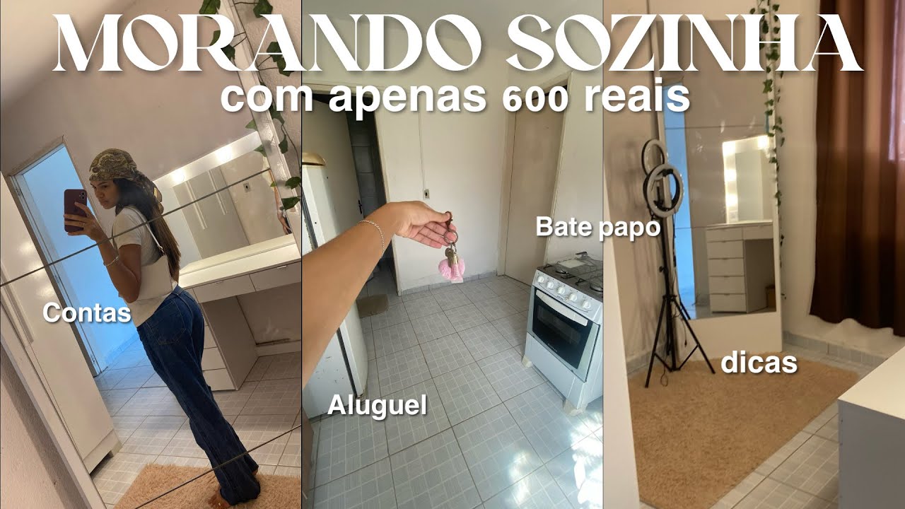 MORANDO SOZINHA COM APENAS 600 reais 💸 | Gastos mensais, Dicas, Fofocas…