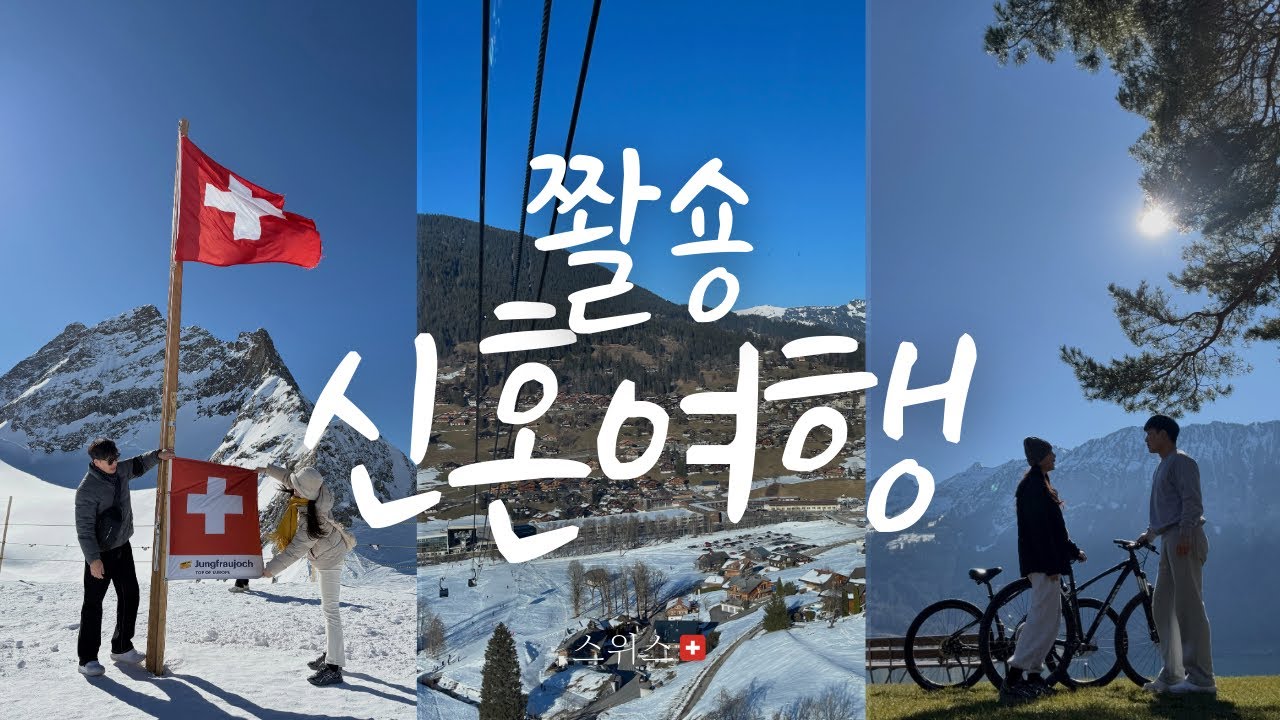 쫠숑  12박14일 신혼여행 ep.2 스위스편🇨🇭
