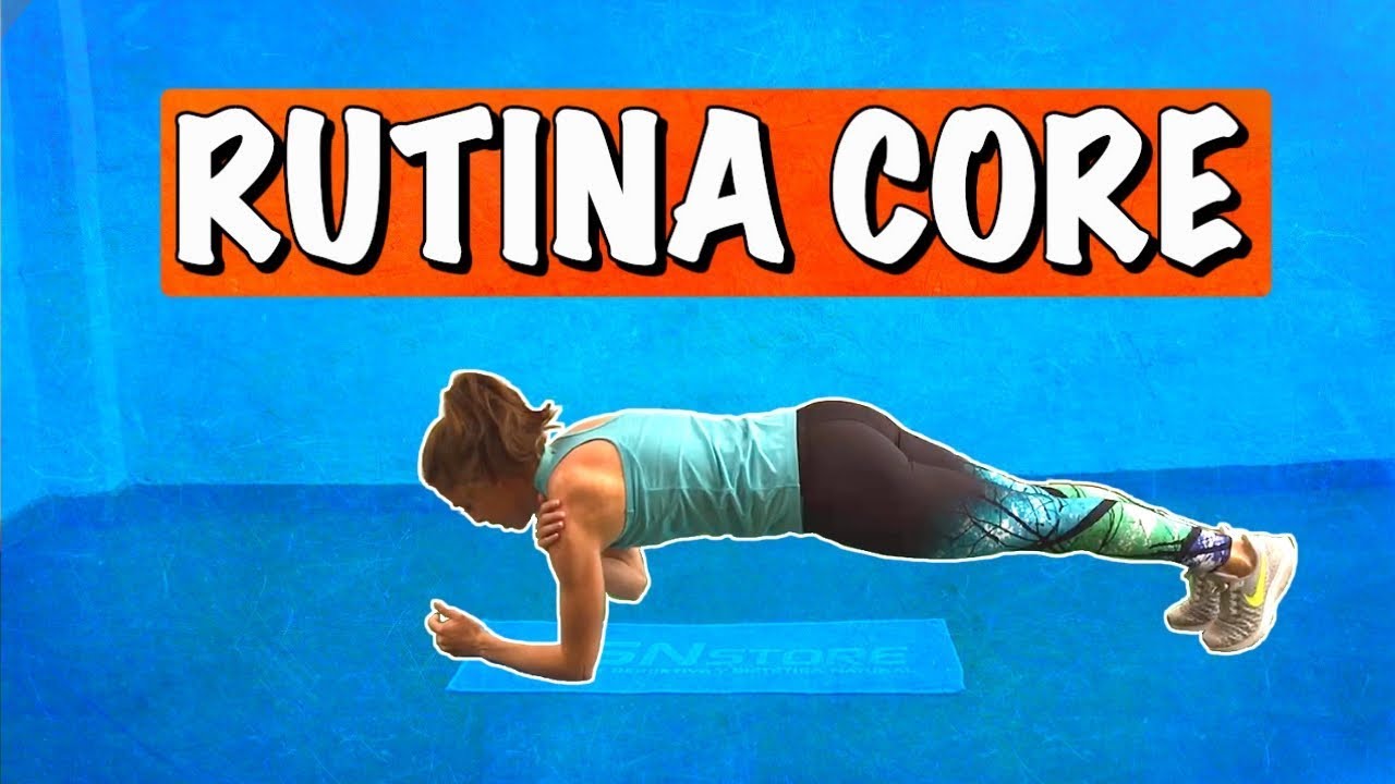 RUTINA de CORE en CASA (abdominales, glúteos y lumbares)