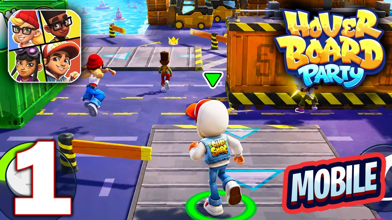 Hoverboard Party &mdash; Прохождение игры, часть 1 (Android / iOS)