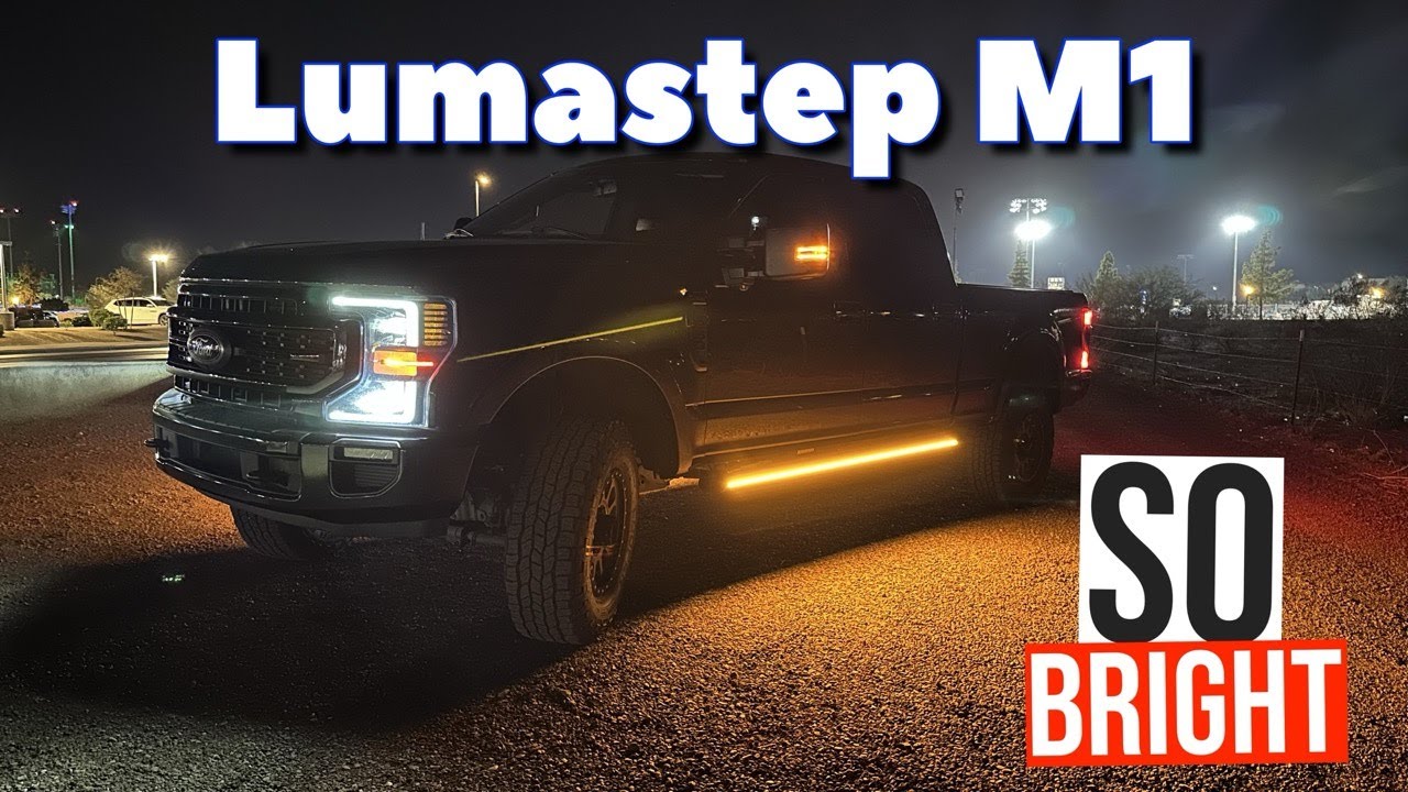 Lumastep M1 Running Boards by Boost Auto | 2022 F-250 Tremor Install