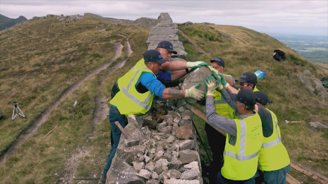 Shortlist 2019: Andrew & Brian Rooney: Mourne Wall Restoration. Best Craftsperson or Apprentice.