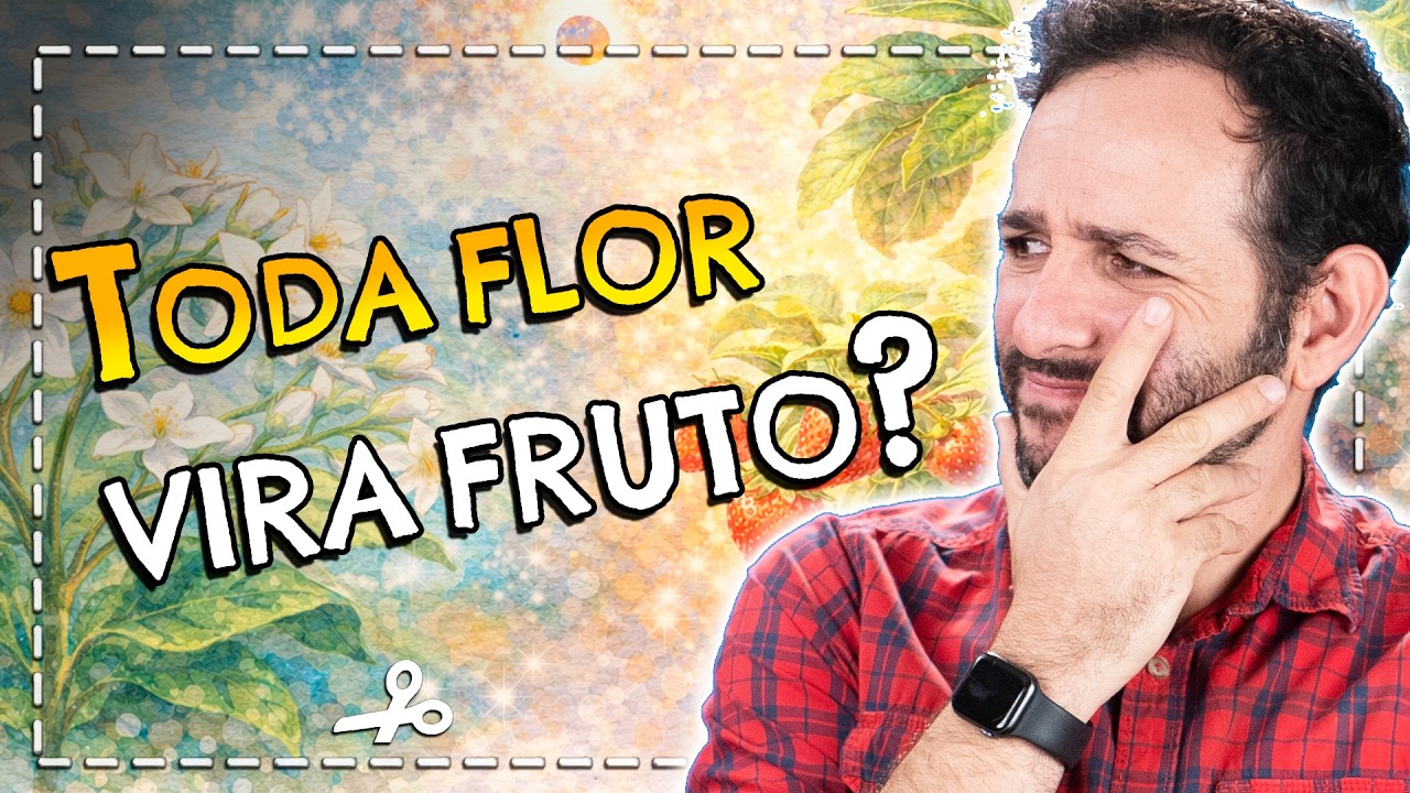 Por que nem toda FLOR vira FRUTO? | Cortes do Manual do Mundo