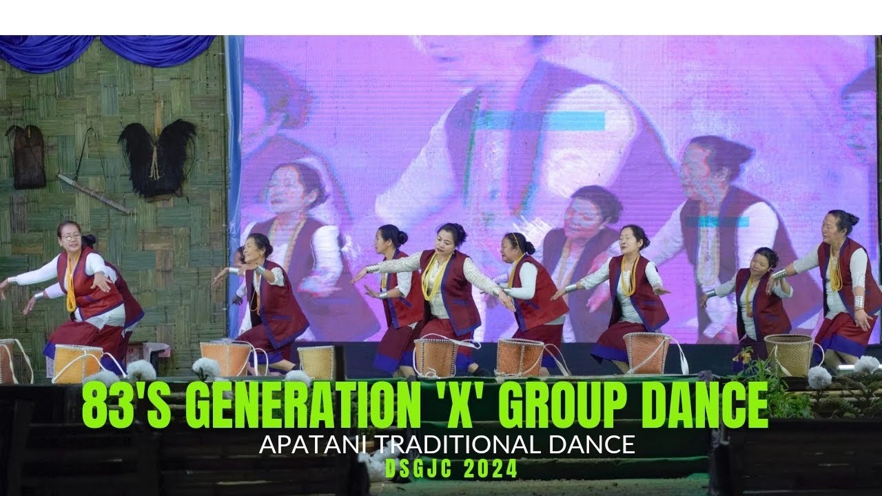 83's Generation 'x' Group Dance | Apatani Local Dance | DSGJC