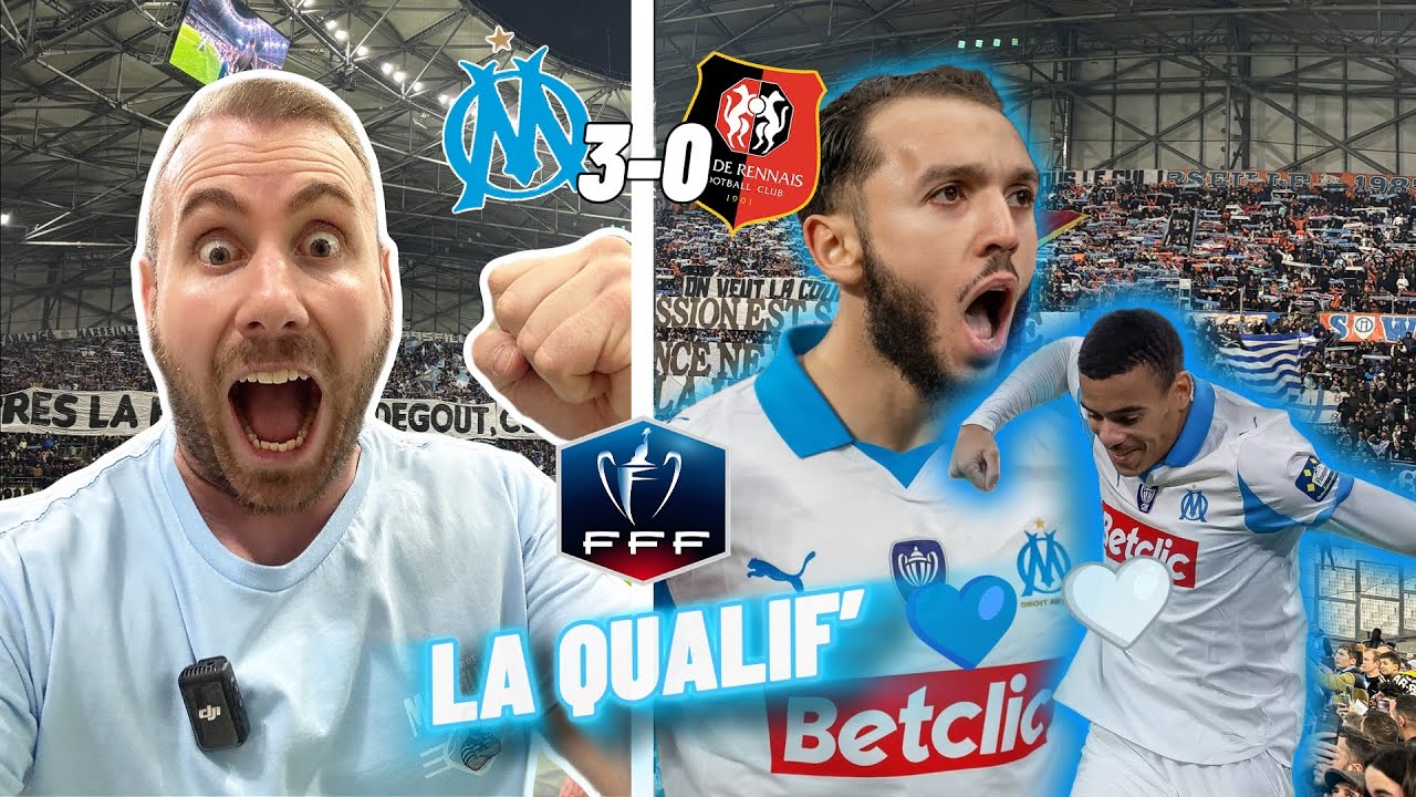 OM 3-0 RENNES : MARSEILLE FILE EN QUARTS ! 🏆💙