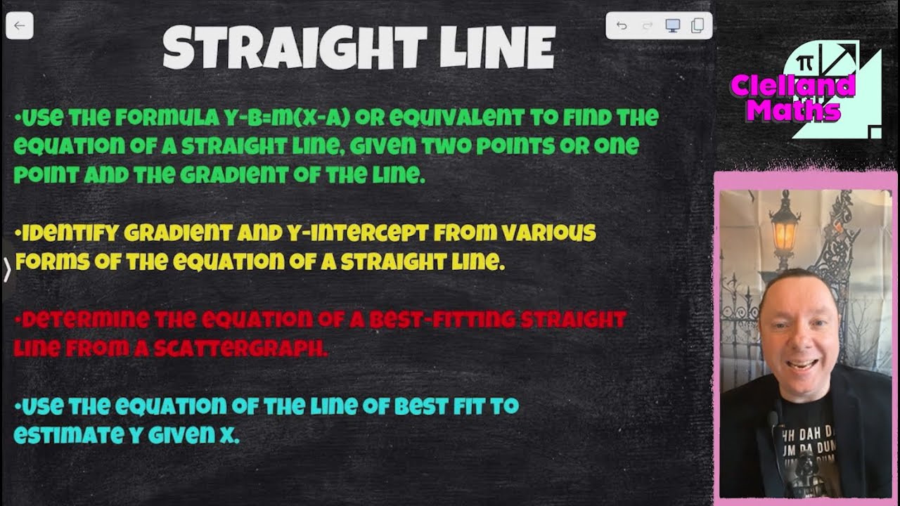 The Whole Of Straight Line In National 5 Maths