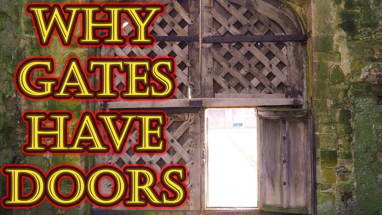Why do gates have smaller doors inside them? | Wicket Gate | The Anatomy of Castles